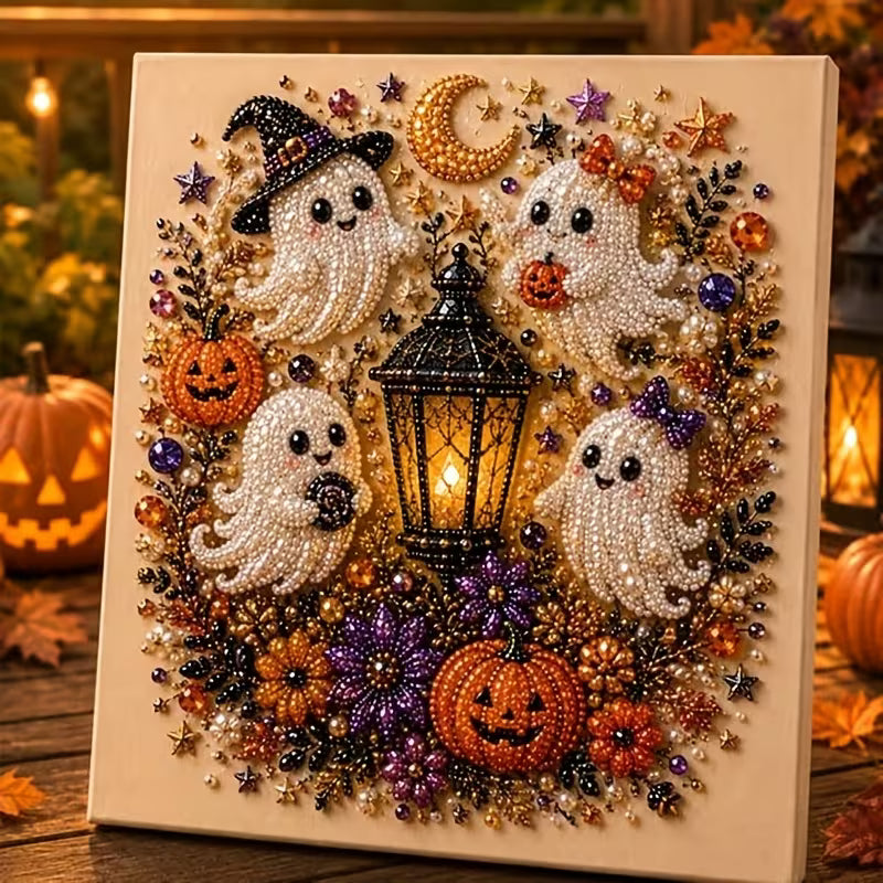 Cozy Christmas Pearl Art Kit™ – DIY Santa Craft for Beginners